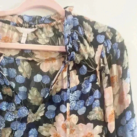 Rebecca Taylor silk floral blouse 0 - Picture 2 of 5